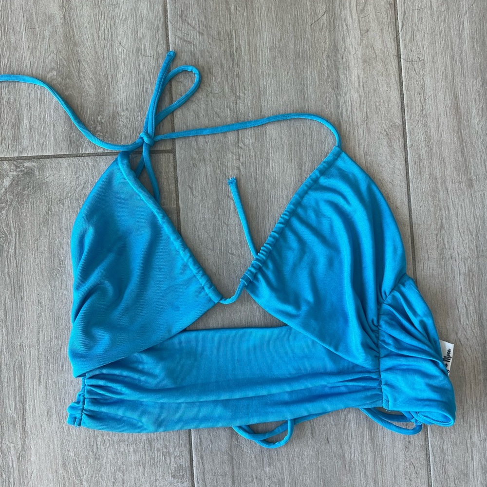 cute blue top